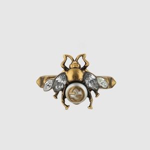 Gucci Bee ring with Interlocking G